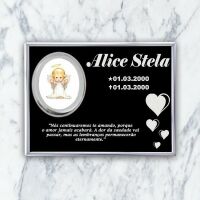 Imagem de Placa ACM 370 Infantil - 25cm x 19cm (Com foto)